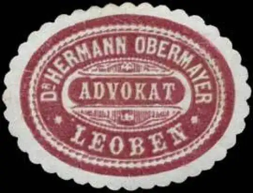 Dr. Hermann Obermayer Advokat in Leoben