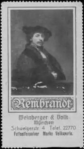 Rembrandt - Fettseifenpulver Marke Volksperle