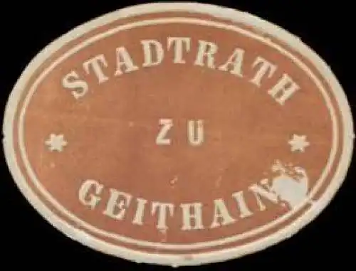 Stadtrath zu Geithain (Borna)