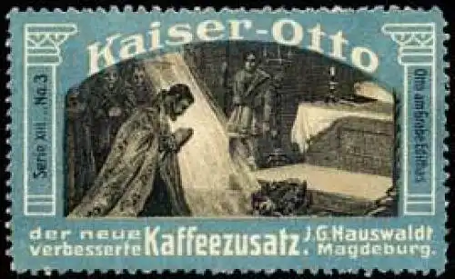 Otto am Grabe Edithas