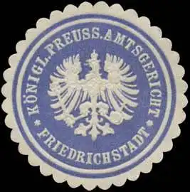 KÃ¶nigl. Preuss. Amtsgericht Friedrichstadt