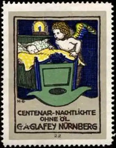 Engel-Centenar - Nachtlichte ohne Ãl