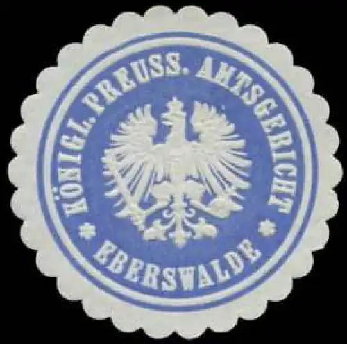 K.Pr. Amtsgericht Eberswalde