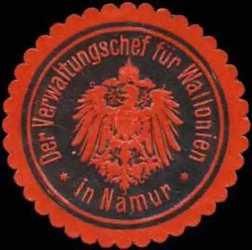 Der Verwaltungschef für Wallonien in Namur