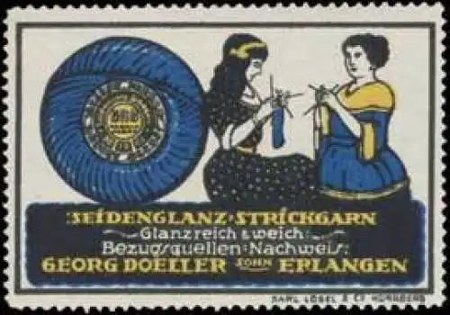 Seidenglanz-Strickgarn