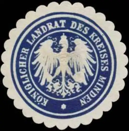 K. Landrat des Kreises Minden