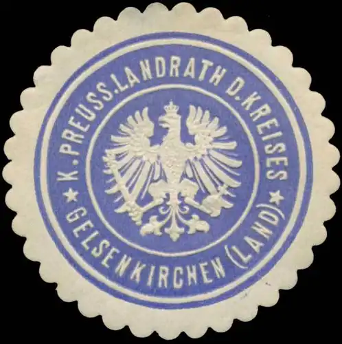 K.Pr. Landrath des Kreises Gelsenkirchen (Land)