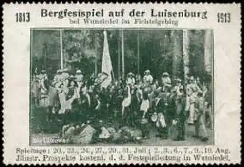 Bergfestspiel auf der Luisenburg 1813-1913