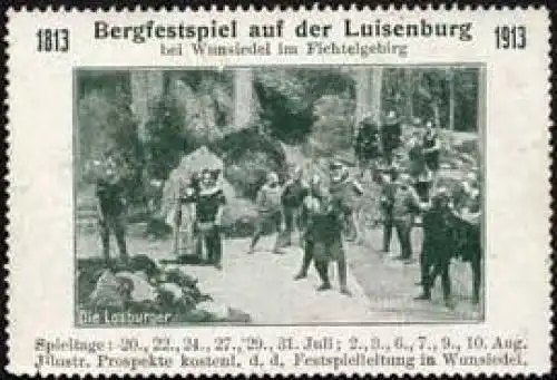 Bergfestspiel auf der Luisenburg 1813-1913