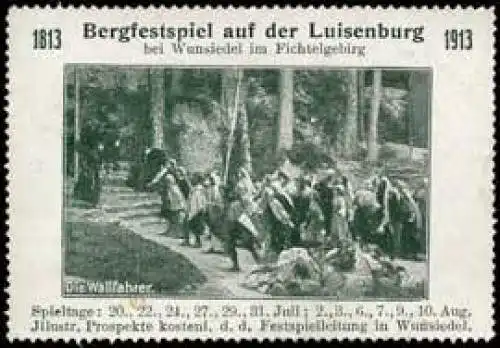 Bergfestspiel auf der Luisenburg 1813-1913