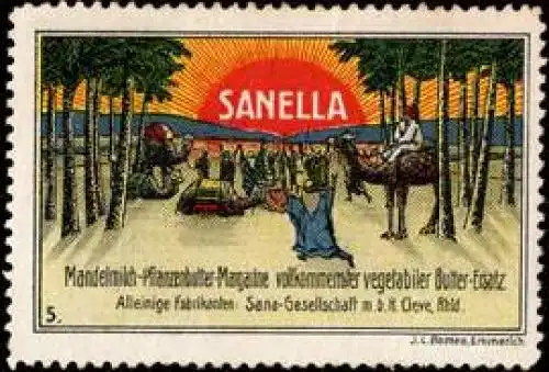 Sanella Margarine im Orient