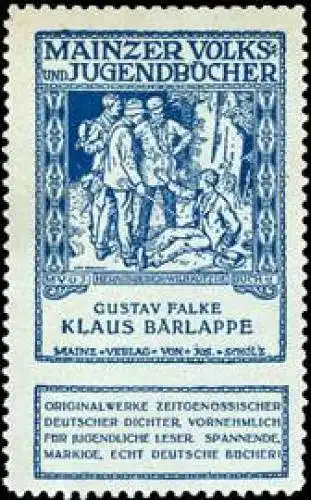 Gustav Falke : Klaus BÃ¤rlappe