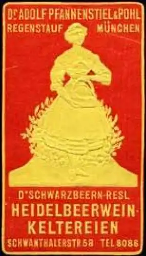 D&#39;Schwarzbeern - Resl Heidelbeerwein - Keltereien