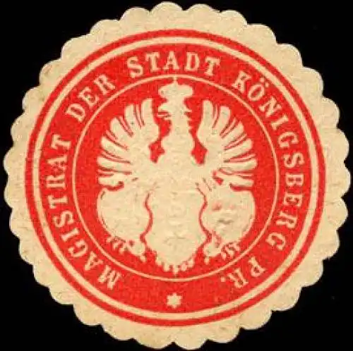 Magistrat der Stadt KÃ¶nigsberg/PreuÃen