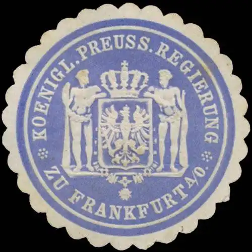K. Pr. Regierung zu Frankfurt/Oder