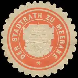 Der Stadtrath zu Meerane