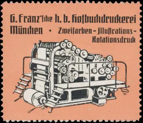 Zweifarben-Illustrations-Rotationsdruck