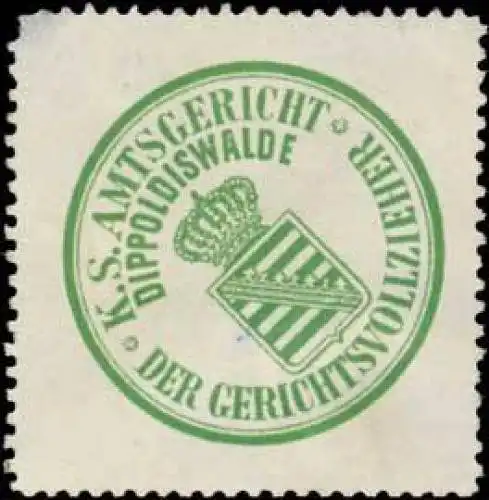 Der Gerichtsvollzieher K.S. Amtsgericht Dippoldiswalde