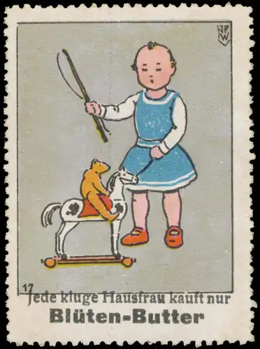 Jede kluge Hausfrau kauft nur BlÃ¼ten-Butter