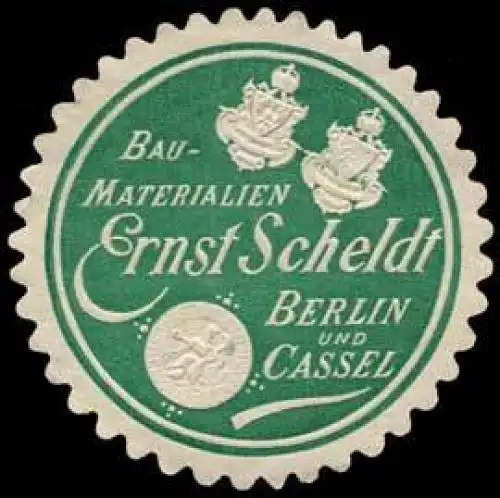 Baumaterialien Ernst Scheldt-Berlin und Kassel