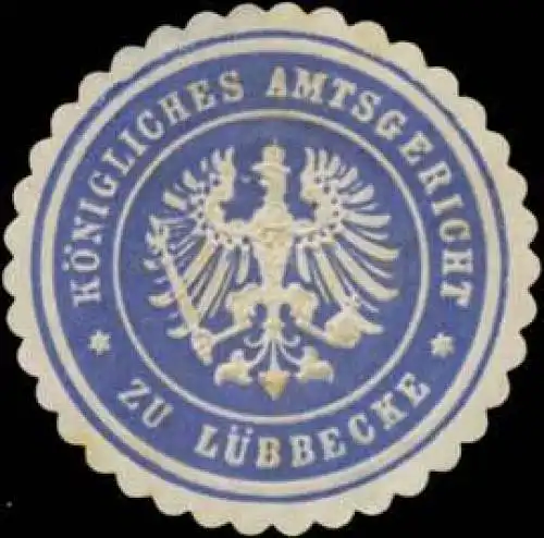 KÃ¶nigliches Amtsgericht zu LÃ¼bbecke