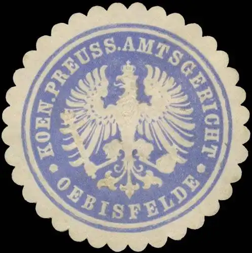 K. Pr. Amtsgericht Oebisfelde