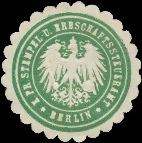 K. Pr. Stempel- und Erbschaftssteueramt Berlin