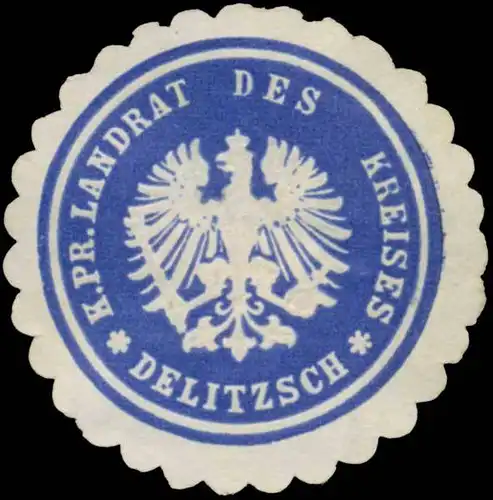 K.Pr. Landrat des Kreises Delitzsch