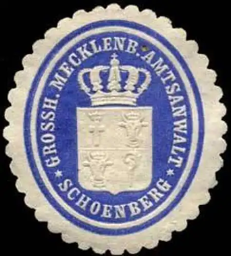 Grossh. Mecklenb. Amtsanwalt Schoenberg