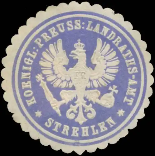 K.Pr. Landraths-Amt Strehlen/Schlesien