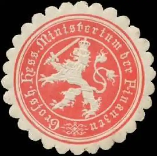 Gr. Hess. Ministerium der Finanzen - Finanzministerium