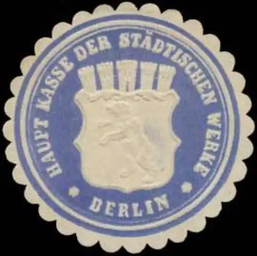 Haupt Kasse der Städtischen Werke Berlin