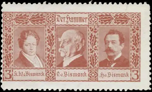 K.W. von Bismarck, Otto von Bismarck, H. v. Bismarck
