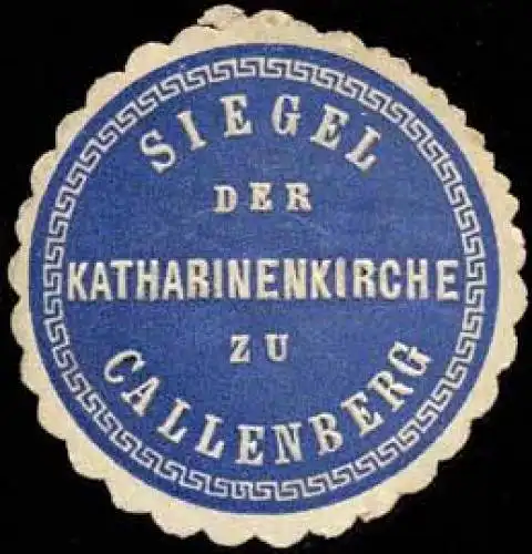 Siegel der Katharinenkirche zu Callenberg