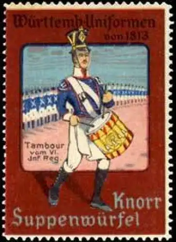 Uniform Tambour vom VI. Infanterie Regiment - Knorr Suppe