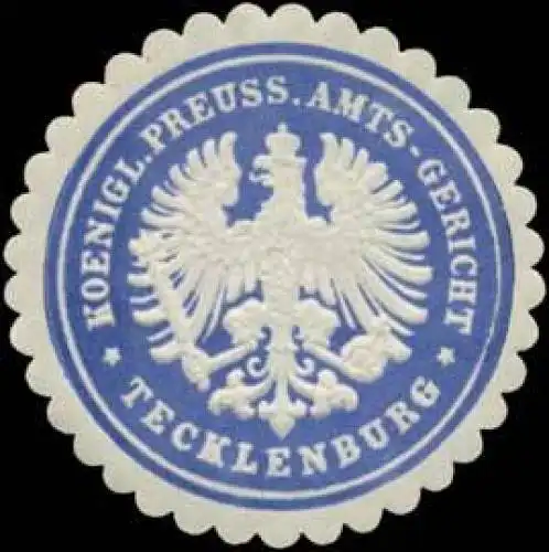 K.Pr. Amts-Gericht Tecklenburg