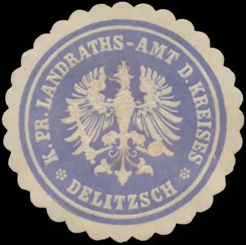 K.Pr. Landraths-Amt des Kreises Delitzsch