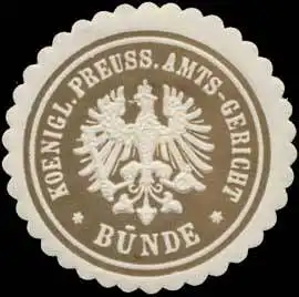 K.Pr. Amtsgericht BÃ¼nde