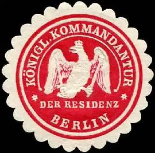 K. Kommandantur der Residenz Berlin