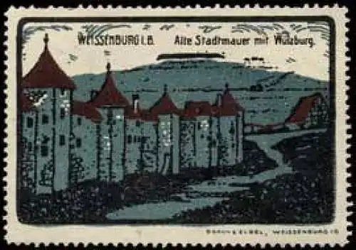 Alte Stadtmauer mit WÃ¼lzburg