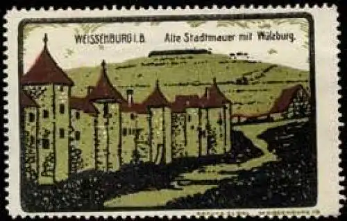 Alte Stadtmauer mit WÃ¼lzburg