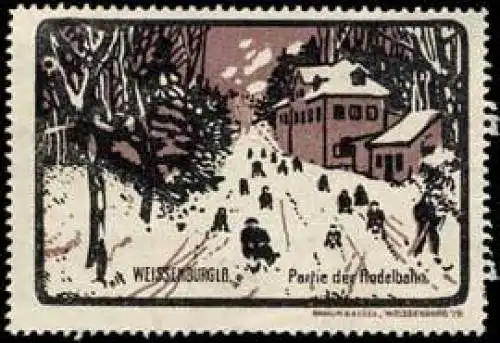 Partie der Rodelbahn