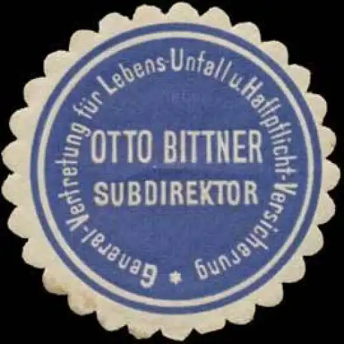 Subdirektor Otto Bittner