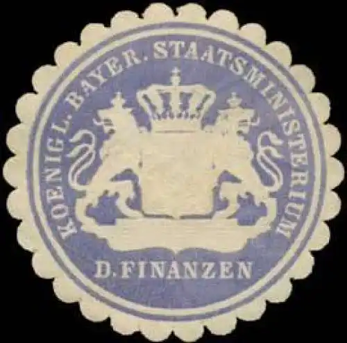 K. Bayer. Staatsministerium der Finanzen