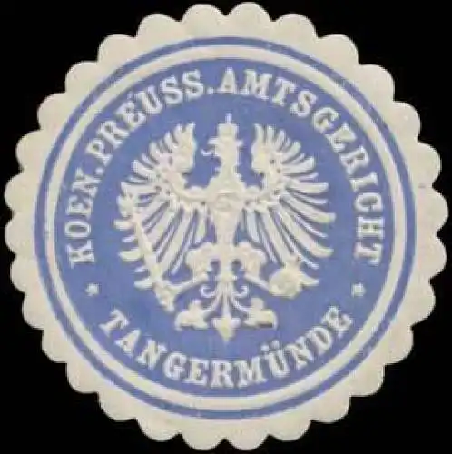 K.Pr. Amtsgericht TangermÃ¼nde