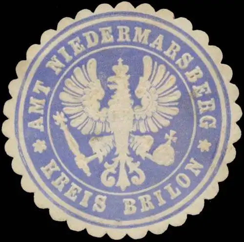 Amt Niedermarsberg Kreis Brilon