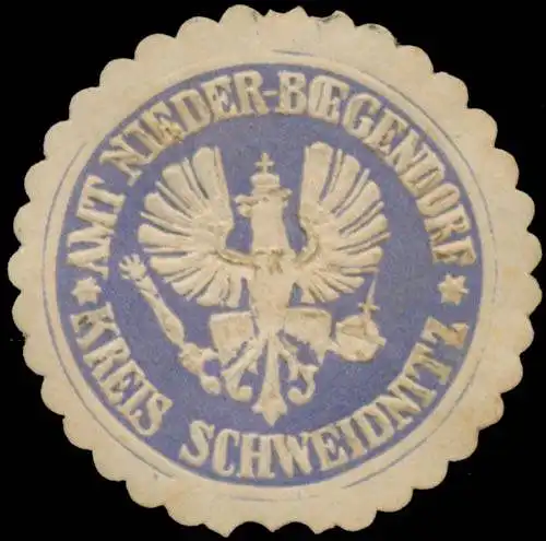 Amt Nieder-BÃ¶gendorf Kreis Schweidnitz/Schlesien