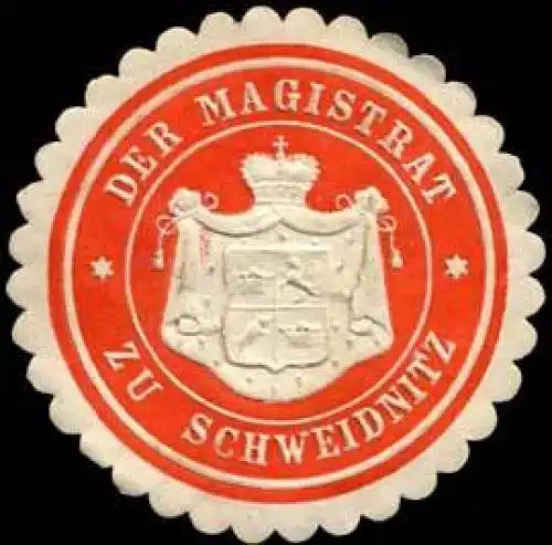 Der Magistrat zu Schweidnitz