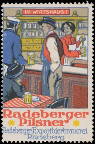 Radeberger Bier im Wirtshaus