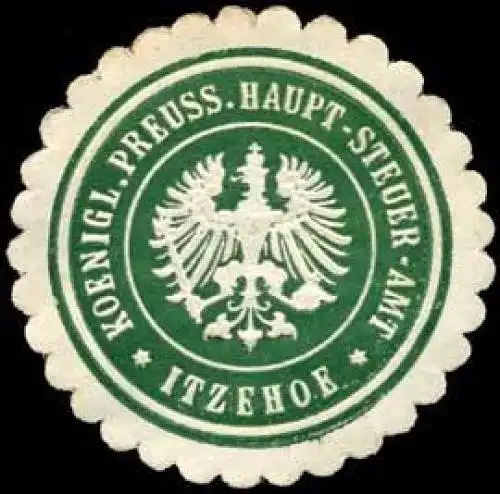 Koenigl. Preuss. Haupt-Steuer-Amt Itzehoe